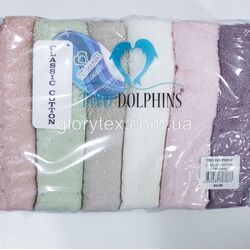 Полотенце лицевое махровое 50x90 Two Dolphins арт.2151