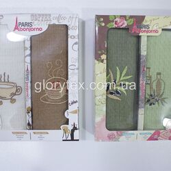 Набор кухонных х/б полотенец 40x60 Paris bonjorno арт.2215
